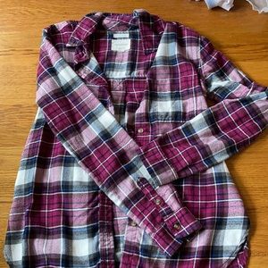 American Eagle boyfriend XS flannel